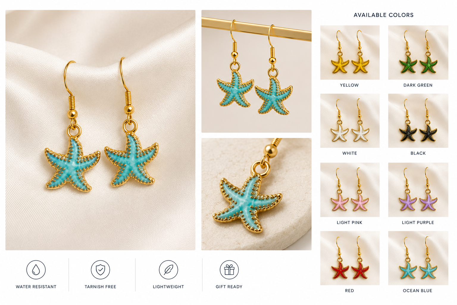 Starfish Earring