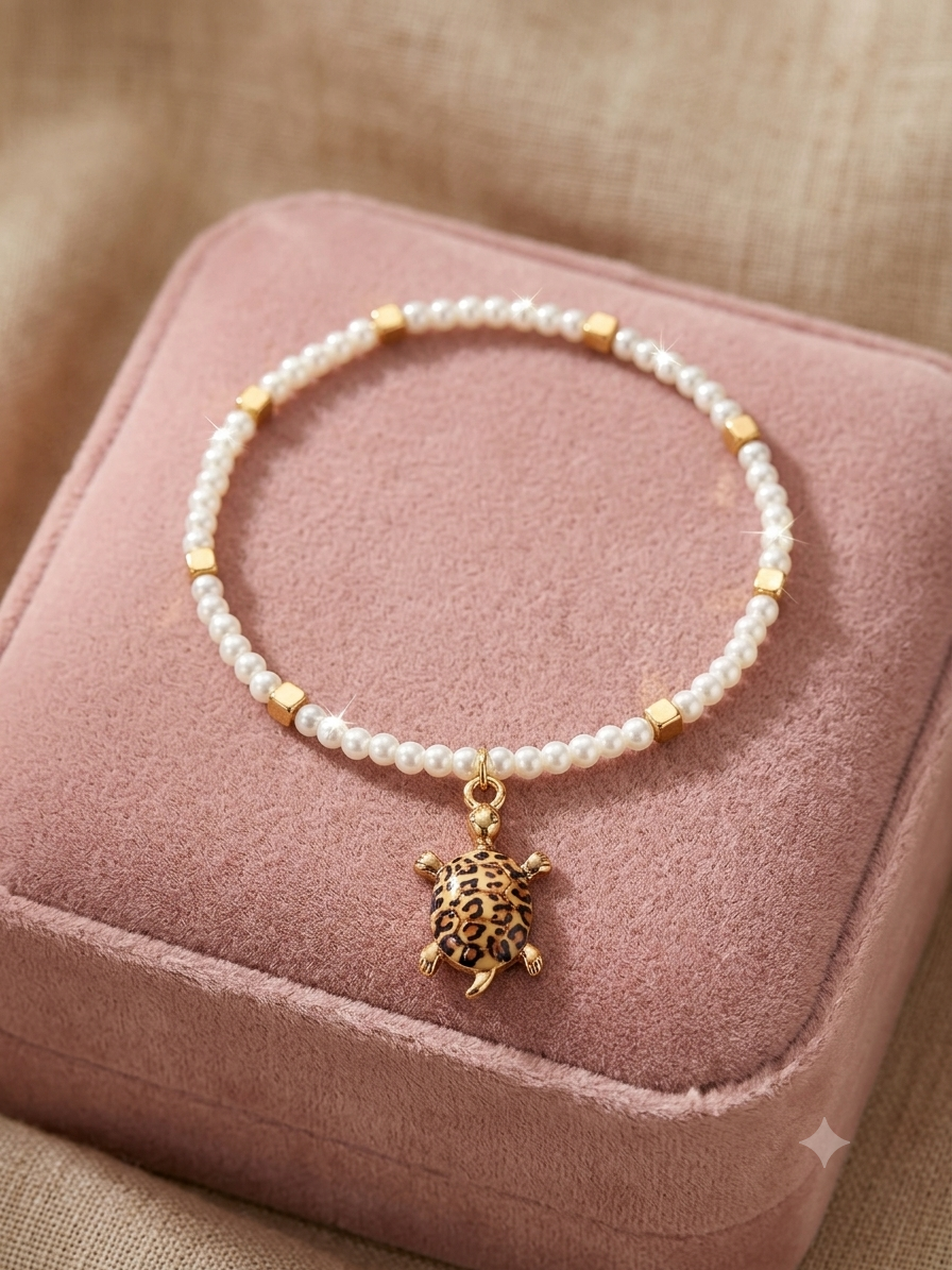 Golden Tide Turtle Anklet/Bracelet